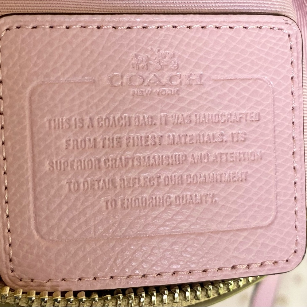 Coach Beige and Pink Crossbody Bag - Picture 9 of 10